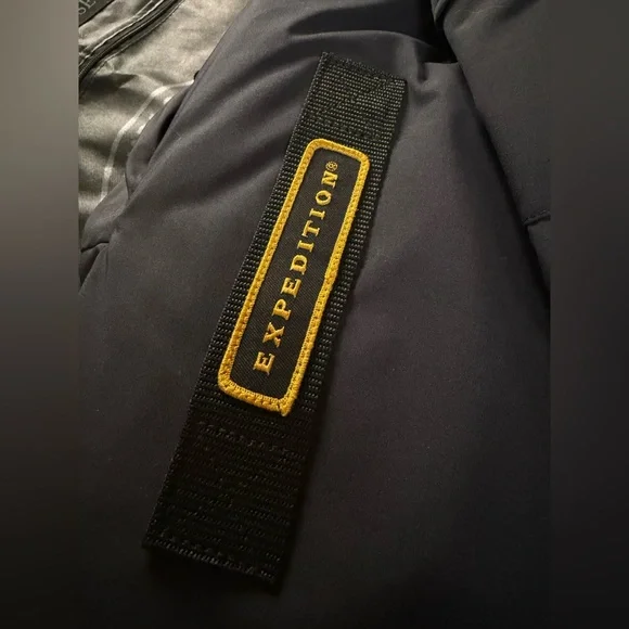 Canada Goose Expedition Parka Winter Jacket Navy Brand New Fur Trim Full Set - Picture 4 of 9